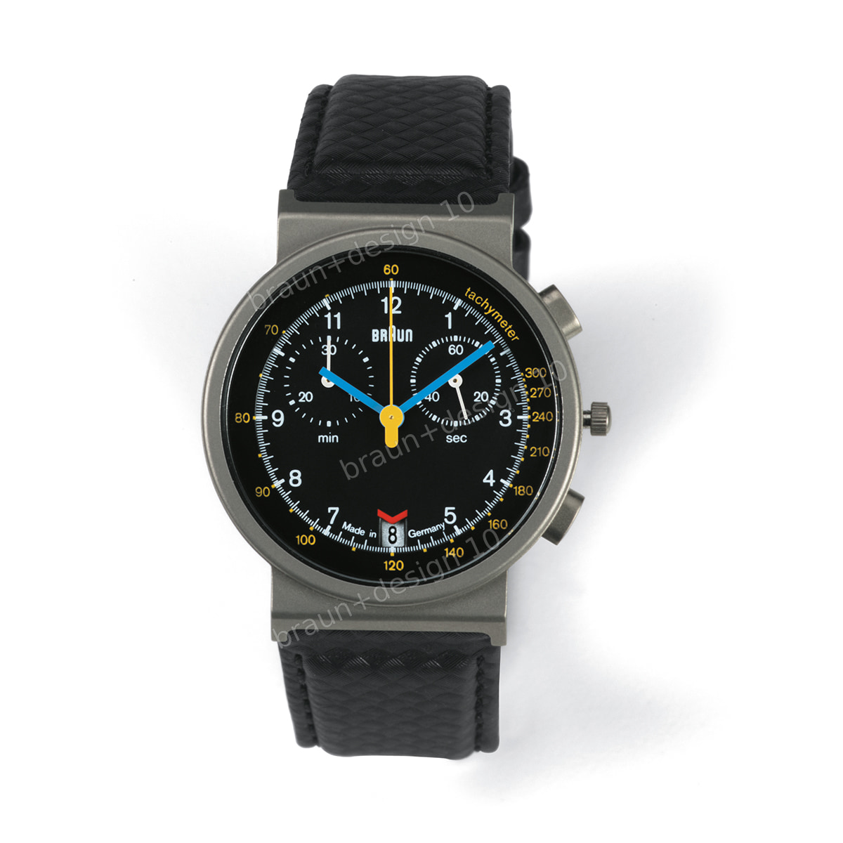 Braun AW 75 chronodate titan, 2002, designed by Dieter Lubs