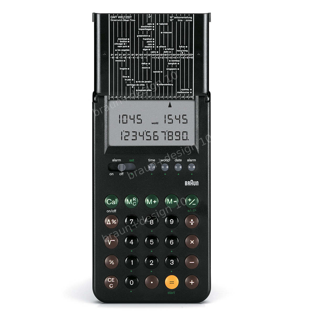 Braun ET 88 world traveller, 1991, designed by Dieter Lubs