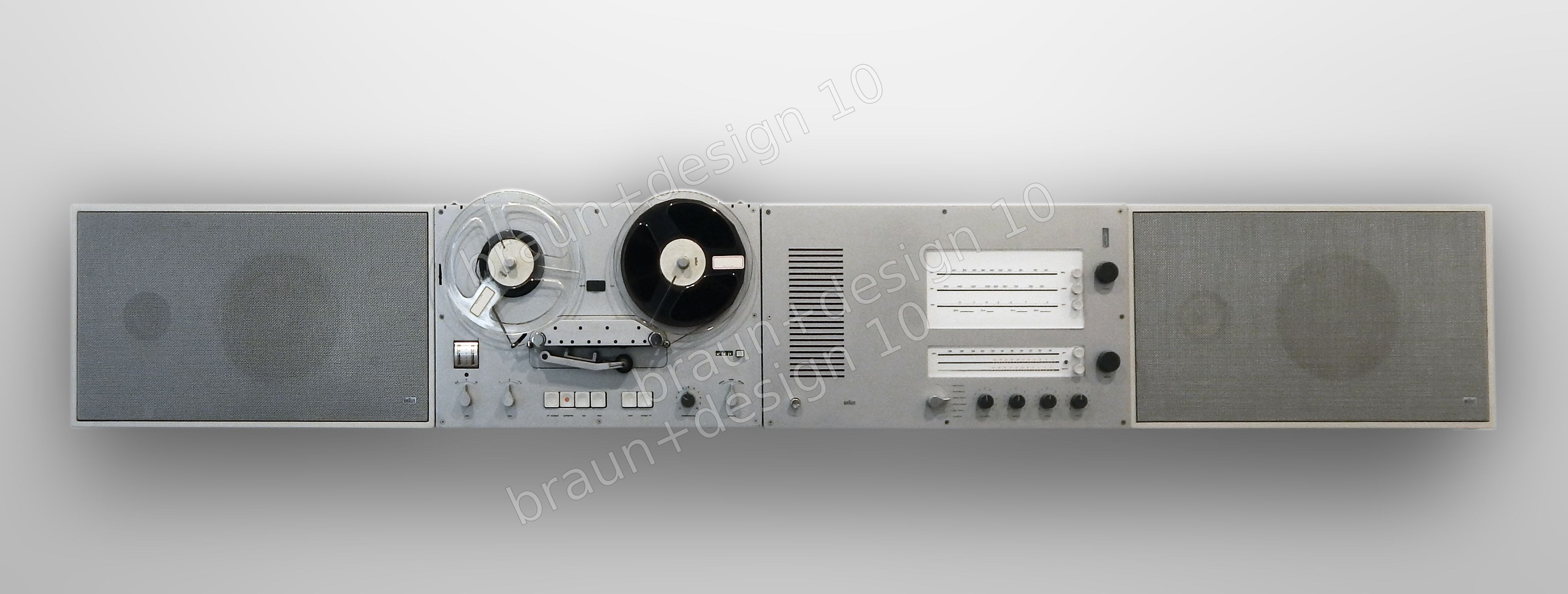 Braun Wandanlage, 1965, designed by Dieter Rams